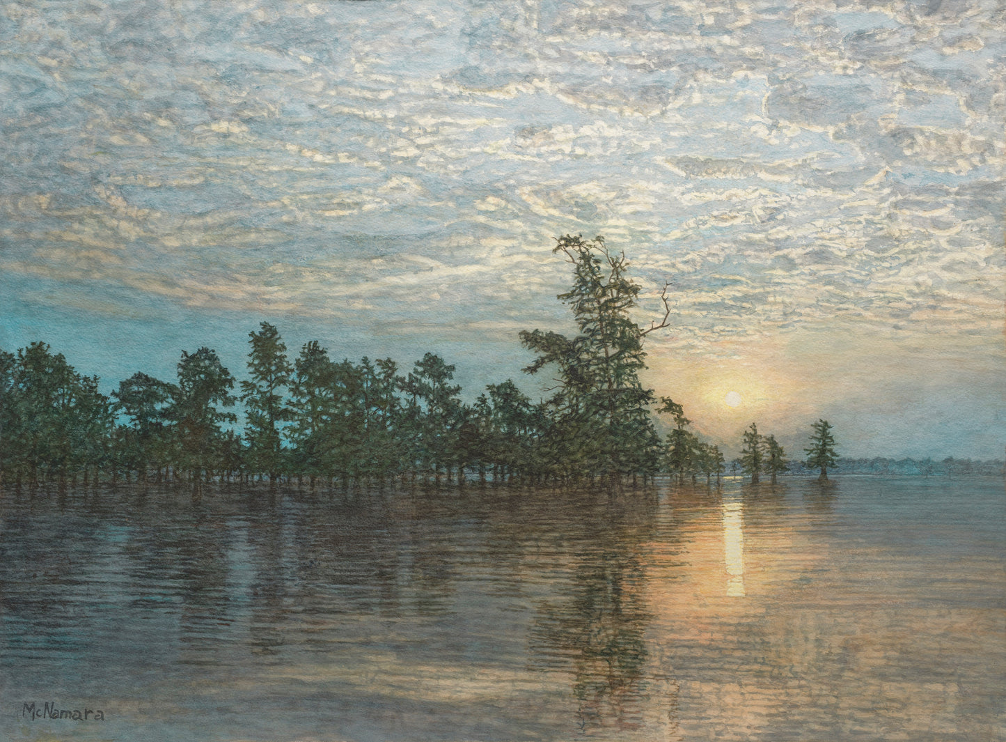 Sunrise Over Marshall Break