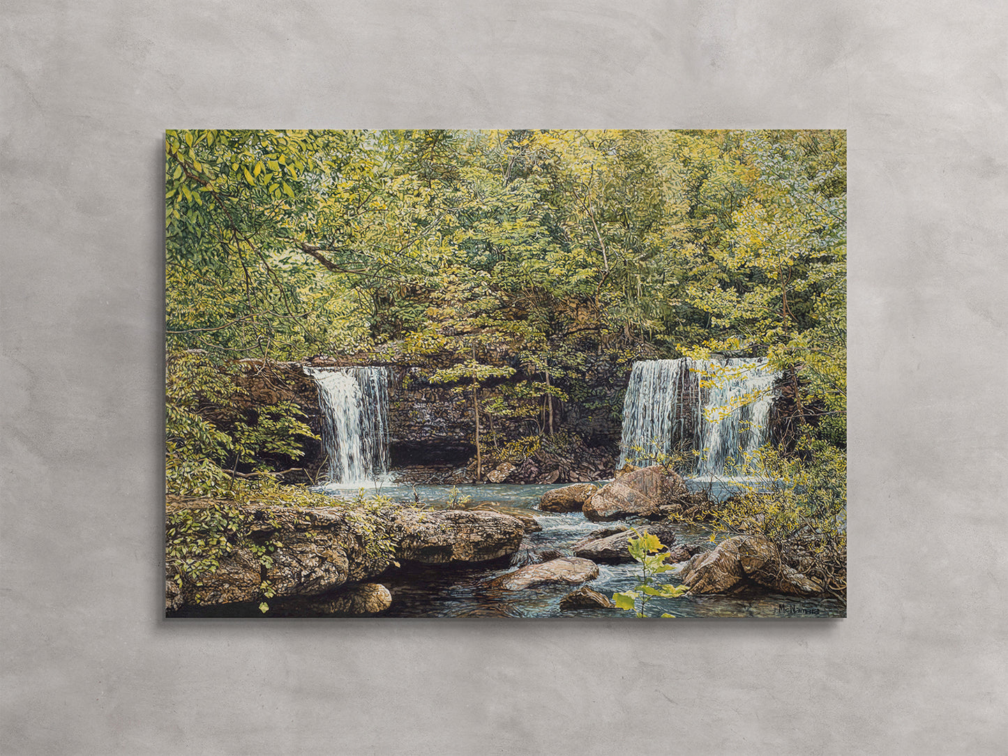 Twin Falls at Devil's Fork