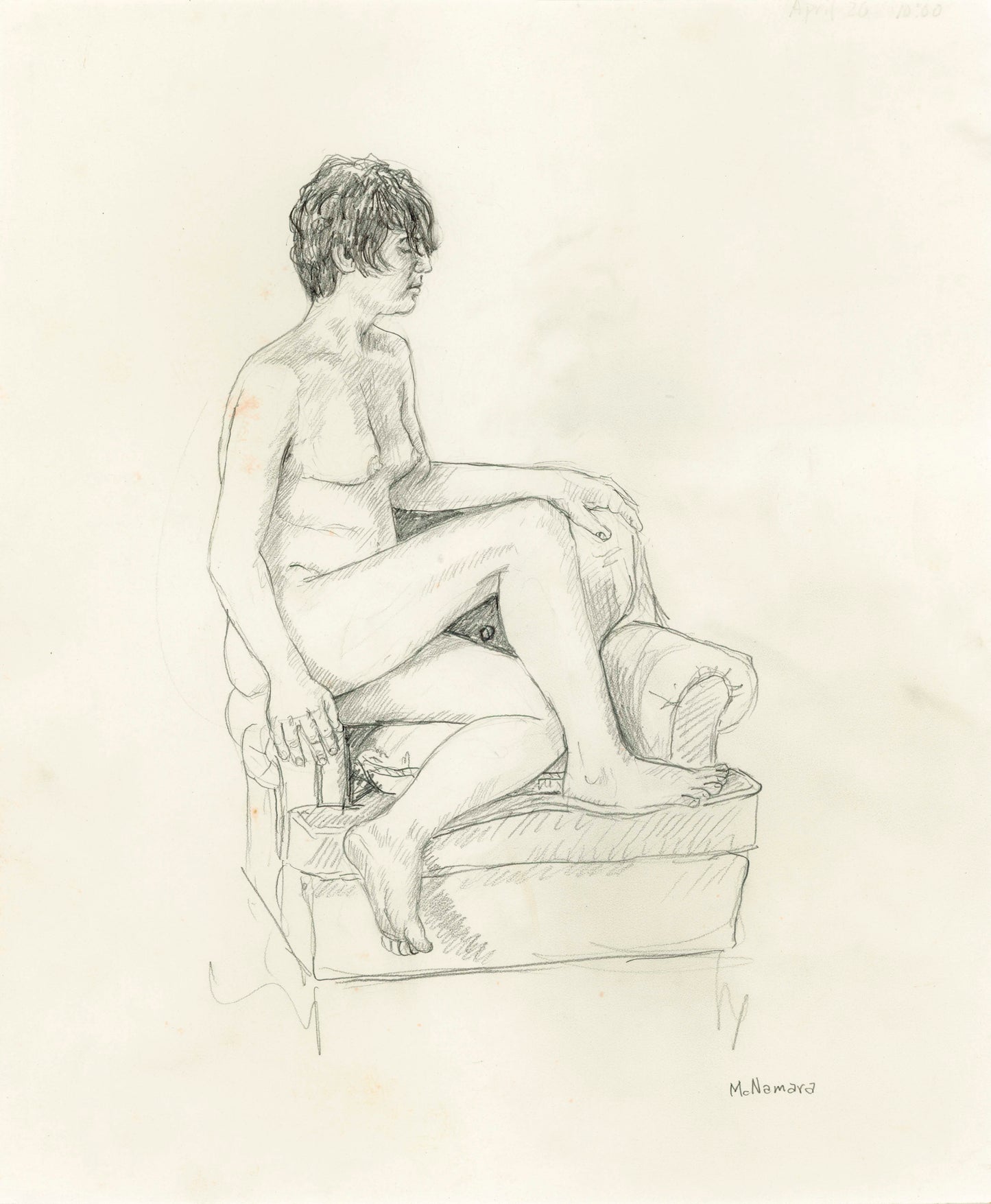 Model on Chair