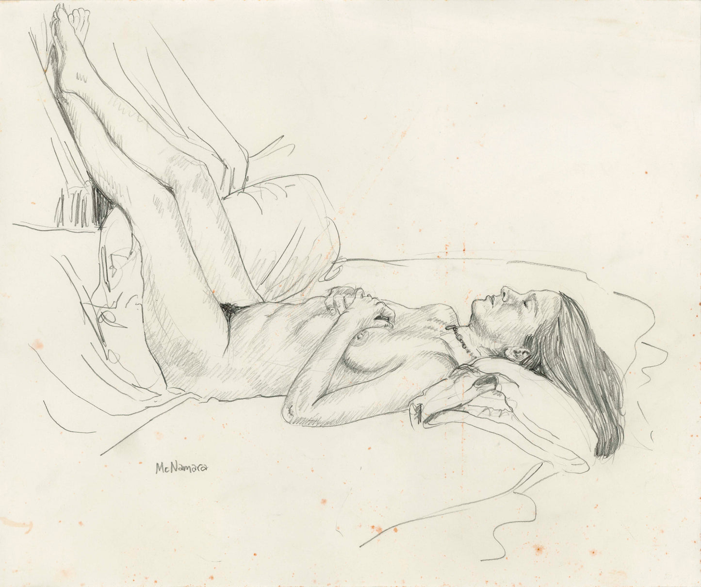 Reclining Nude with Necklace