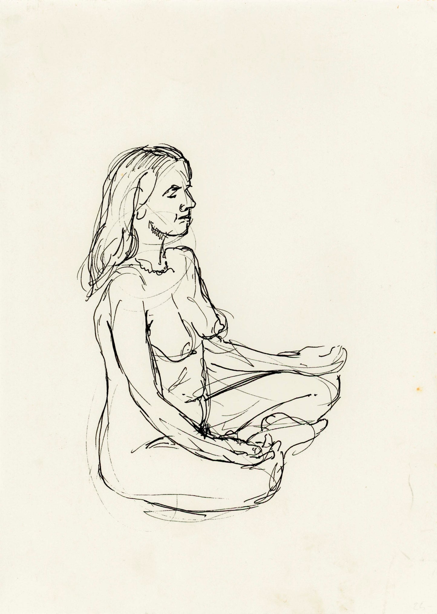 Seated Model Quick Sketch